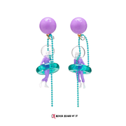 I Need Space Resin Dangle Earrings
