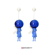 Head in the Clouds Resin Dangle Earrings