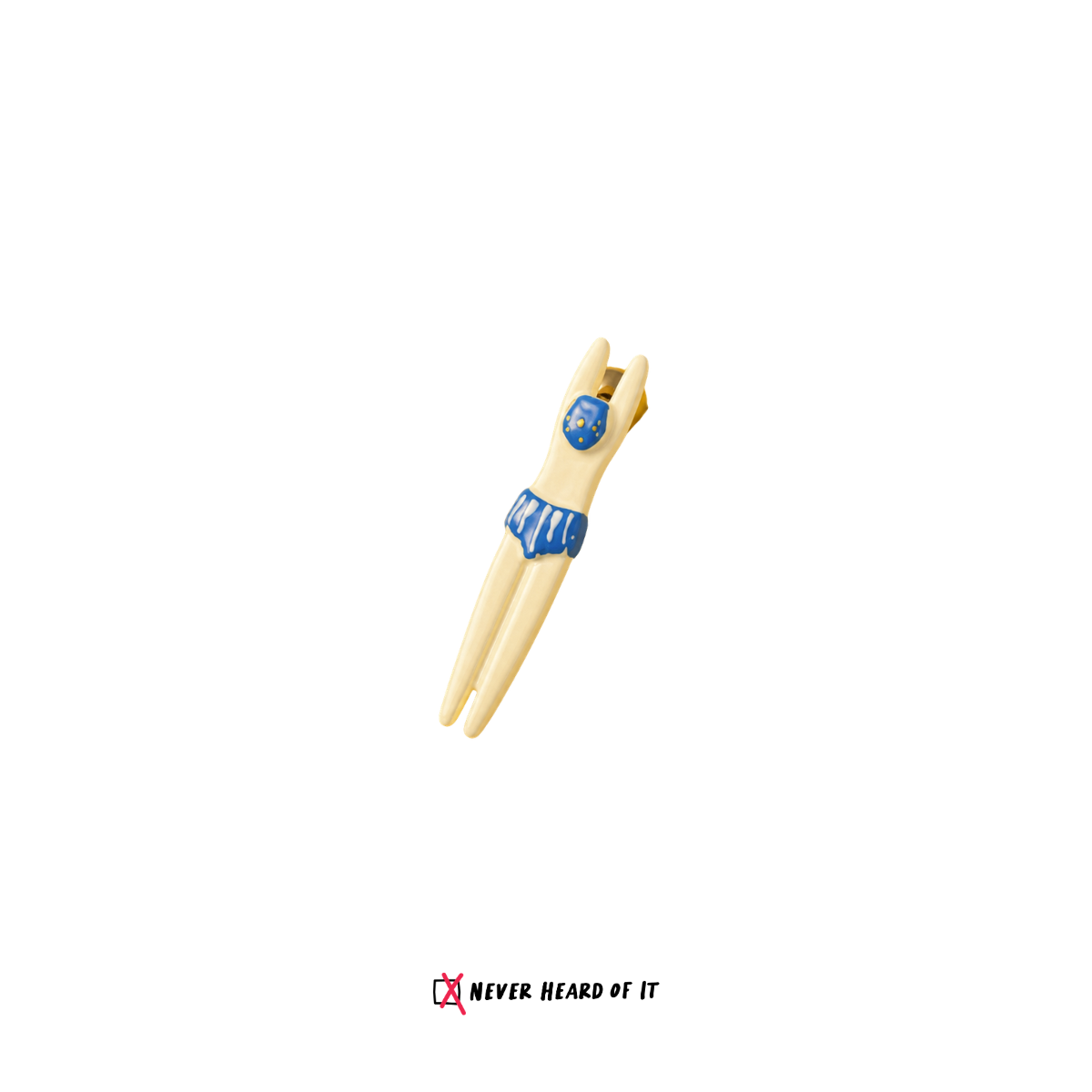 Splash Squad swimmer stud earrings by Never Heard of It — view 12