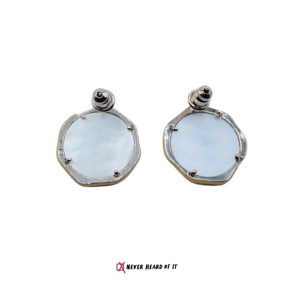 Pink Tulip Bud Enamel Studs