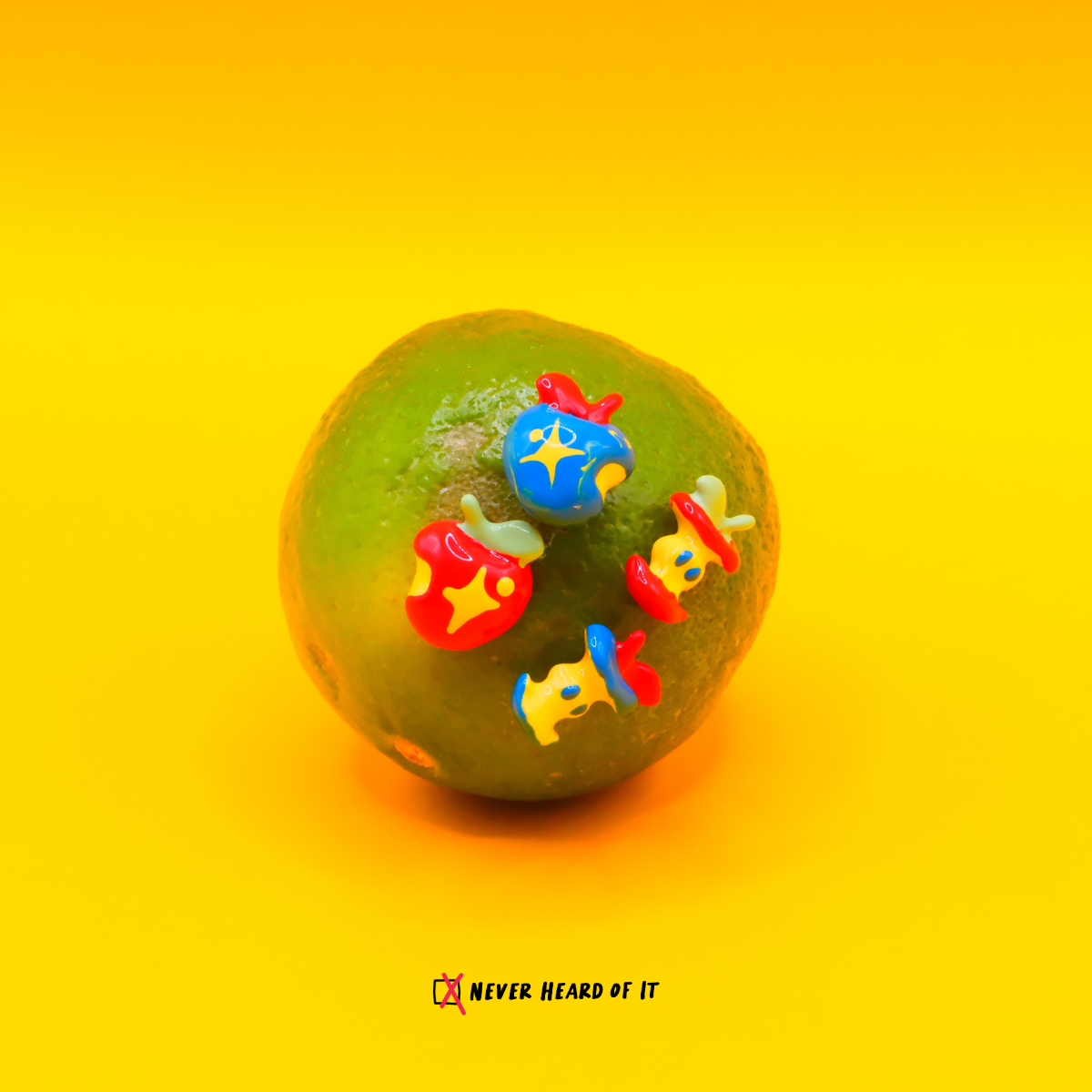 The Queen's Gift apple stud earrings by Never Heard of It — view 3