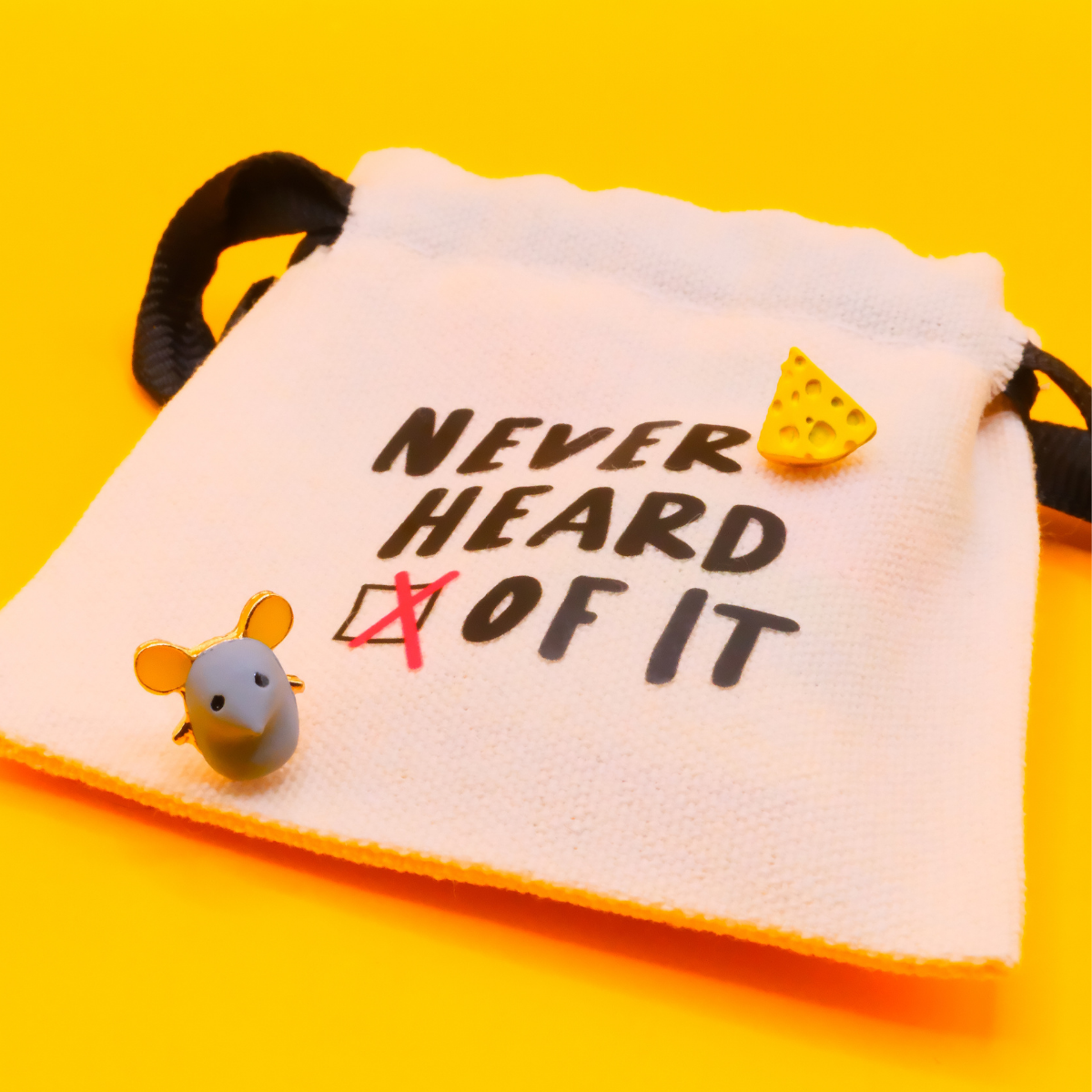 Remy and His Fav resin stud earrings by Never Heard of It — view 3