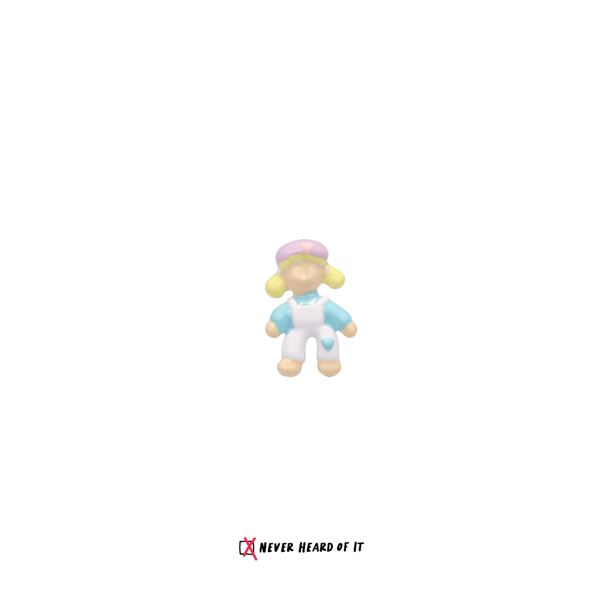 Kindergarten Besties enamel doll stud earrings by Never Heard of It — view 8