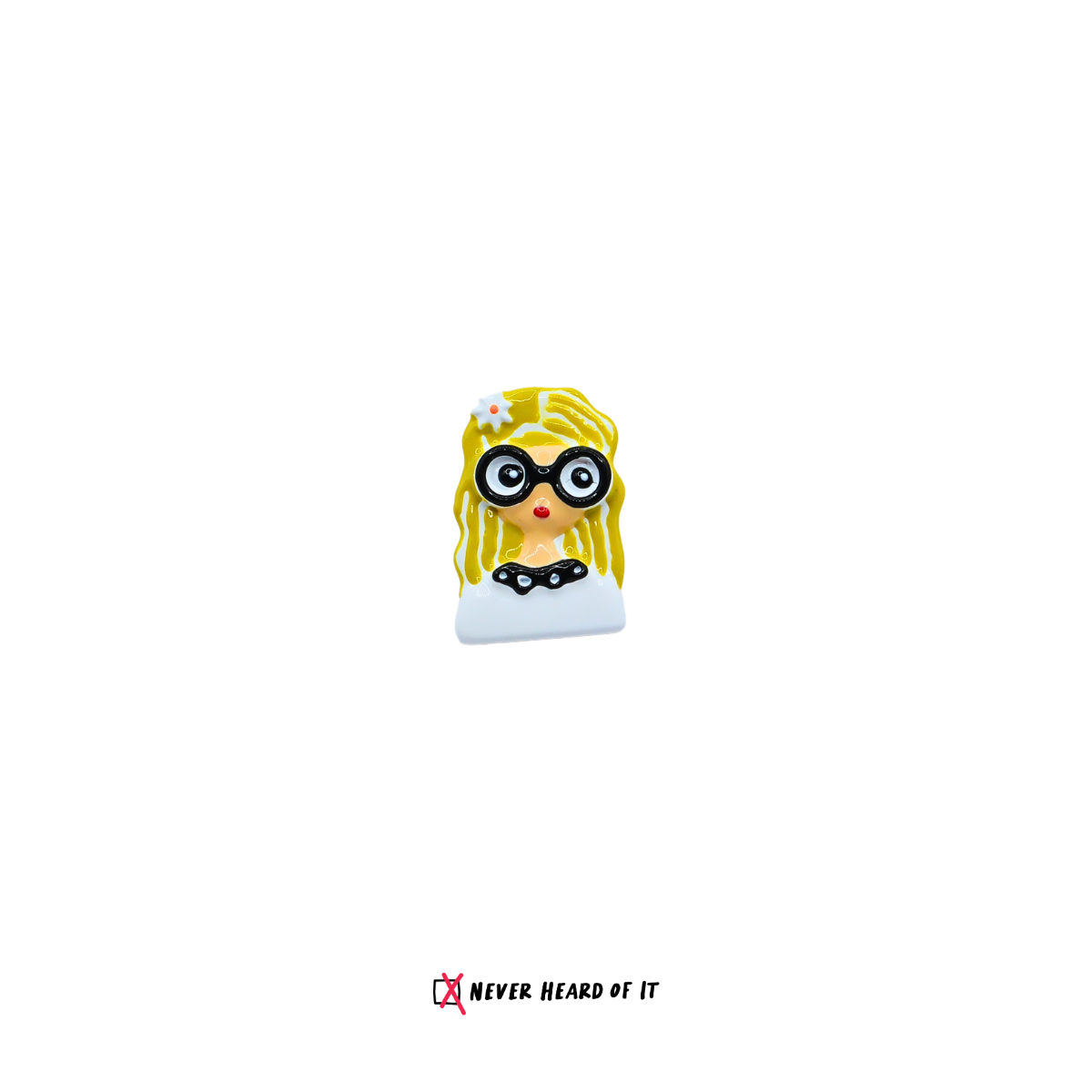 Big Eyes Club enamel stud earrings by Never Heard of It — view 5