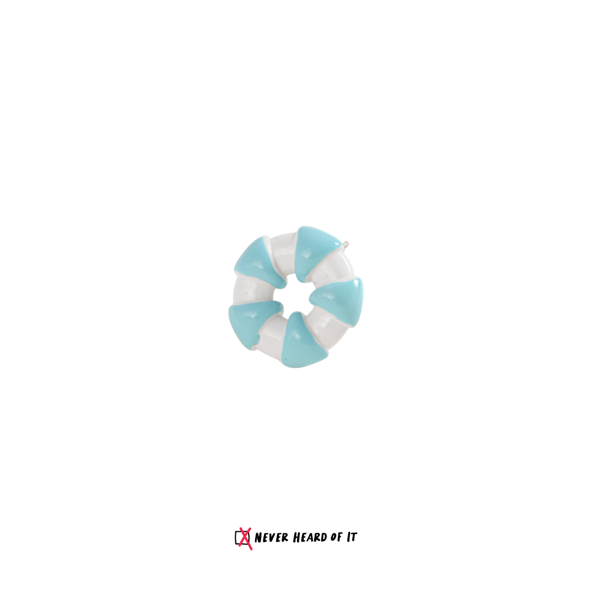 Ocean Series enamel stud earrings by Never Heard of It — view 6