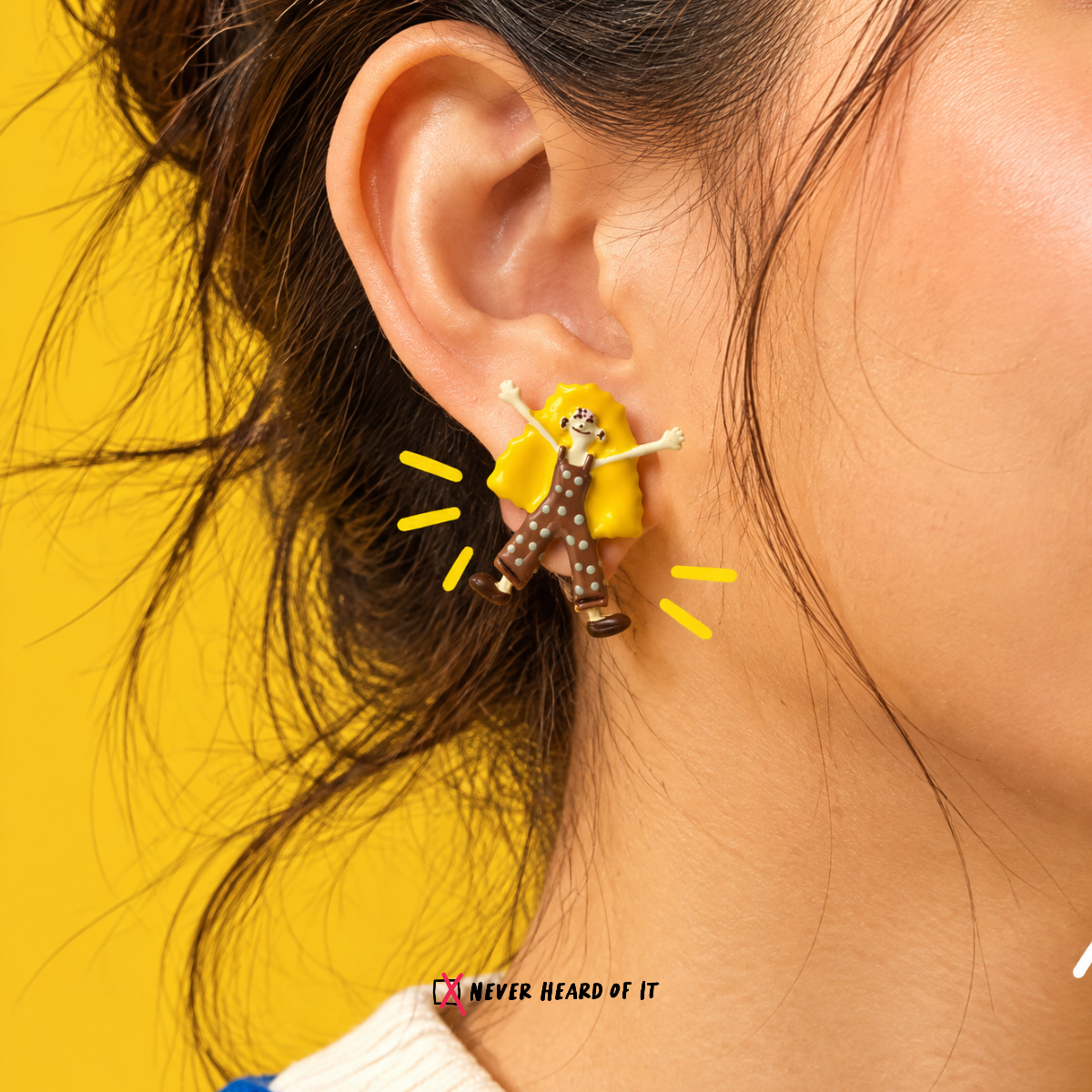 Partners in Crime Mismatched Enamel Studs