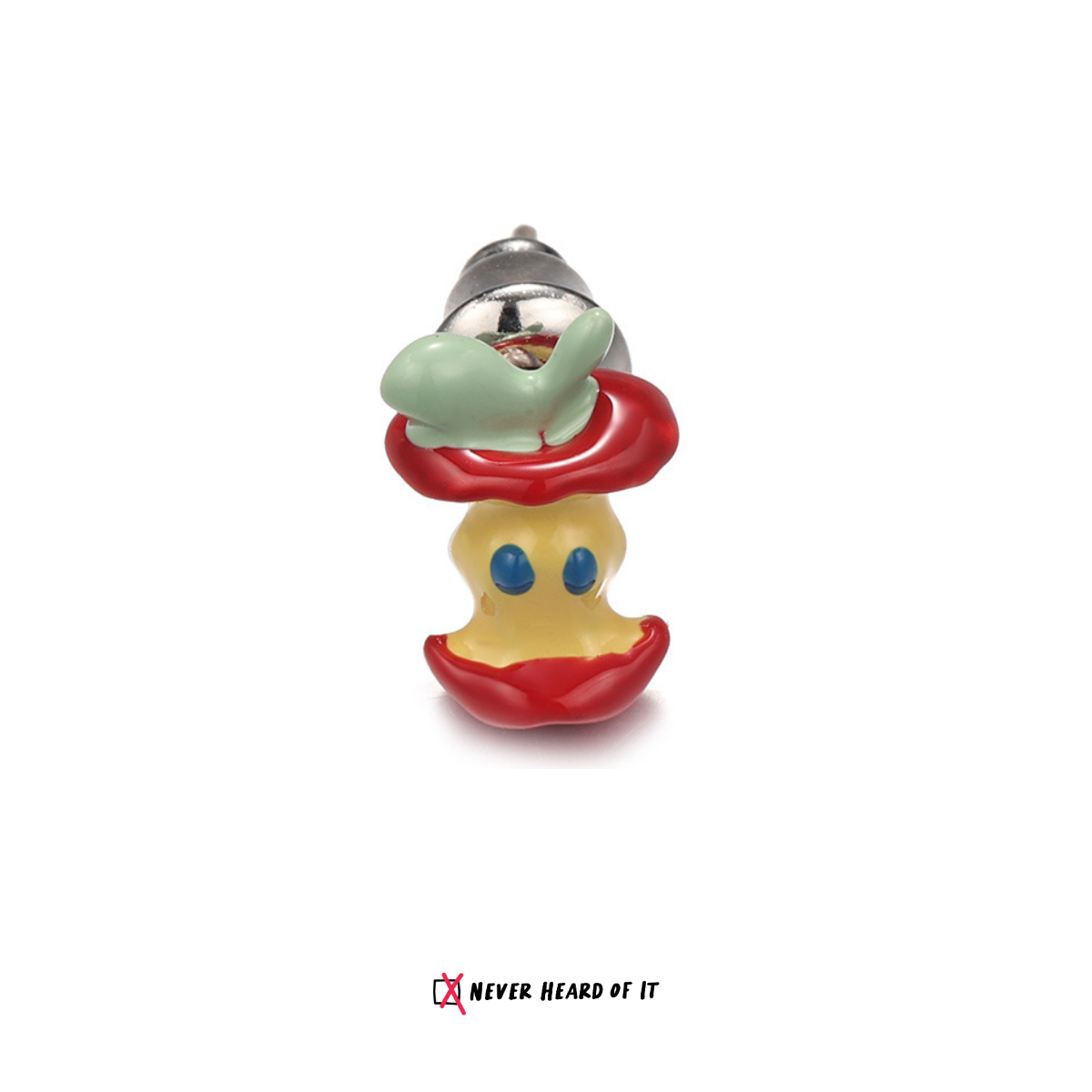 The Queen's Gift Enamel Apple Studs